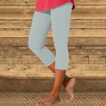 thumbnail image 2 of Bovemsi Yoga Pants For Women High Waisted Knee Length Striped Printed Sports Leggings Gym Features: Capri Legging,XXL, 2 of 7