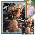 thumbnail image 1 of Hilo Algodón Ecológico Bordado Punto Cruz Dream Girl 11CT 50x65cm, 1 of 9