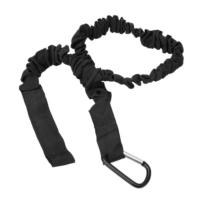 Nylon Kayak Paddle Rope Leash Elastic Lightweight Coiled Straps With Adjustable Length For Canoe Boat Surf Board