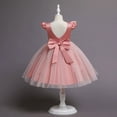 thumbnail image 4 of SDJMa Girls Baby Long Skirt Solid Princess Bowknot Performance Dress Skirt Dress, 4 of 9