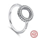 thumbnail image 4 of Auténtico 100% Plata de Ley 925 corona corazón flor ala circonita transparente brillante CZ Pantaro anillos para mujer joyería aniversario, 4 of 5