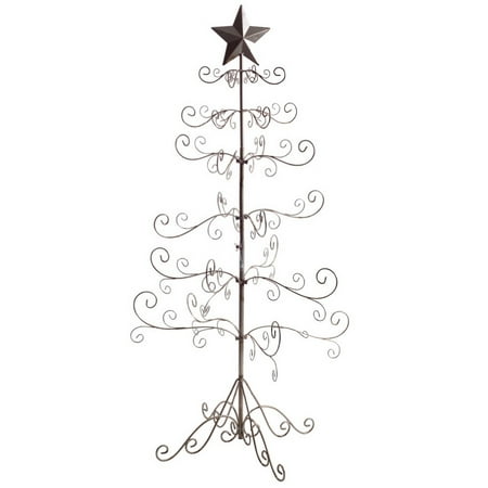 49 antique silver wire swirling branches christmas tree with star decoration - Antique Silver Christmas Decorations 49 antique silver wire swirling branches christmas tree with star decoration - Antique Silver Christmas Decorations
