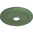 thumbnail image 3 of Ekena Millwork 18 1/8"OD 3 5/8"ID x 1 1/8"P Raymond Ceiling Medallion (Fits Canopies up to 5 1/8"), Hand-Painted Athenian Green, 3 of 5