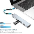 thumbnail image 3 of 8 In 1 Type-c Hub To Usb 3.0 Usb-c Hdmi Lan Rj45 Sd Tf Adapter For Macbook Laptop, 3 of 5