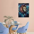 thumbnail image 2 of ZFLMY Lion Galaxy Dream Catcher Art Modern Canvas Print Wall Art Home Decor Living Room Bedroom Office - Set of 2 12x16in, 2 of 5