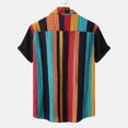 thumbnail image 4 of Lilgiuy Men Hawaiian Short Sleeve Beach Shirt Printed Summer Casual Button Down Shirts, 4 of 9