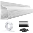thumbnail image 3 of Bundle of J Channel Cable Raceway White and Metal Cable Management Tray White White, 3 of 5