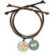 thumbnail image 1 of Geometría escama Flores patron de Japón Pulsera Cuerda Mano Cadena Cuero Dinero Pulsera Unbranded M, 1 of 2