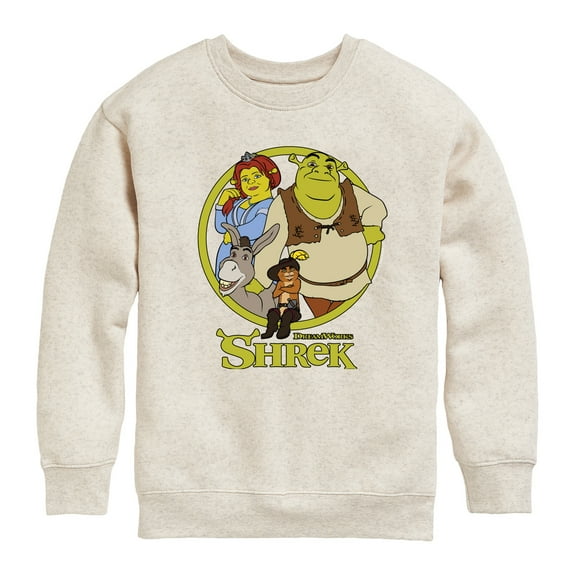 Shrek - Shrek Group - Toddler & Youth Crewneck Fleece Sweatshirt