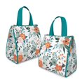 thumbnail image 2 of Pioneer Flower Floral Print Pattern Insulated Lunch Bag for Women & Adults,Large Portable Soft Cooler Lunch Bag,Thermal Food Storage Tote with Pearl Cotton,8.66L,8.75x5.75x9.5 Inch, 2 of 6