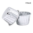 thumbnail image 3 of Advancent Paquete de 100 Cupcake Liner Mold Pastelería Postre Galletas Pastel Taza Bandeja Envolturas Comedor Hotel Café Cocina Herramienta para hornear Herramientas y accesorios para hornear Plata Advancent HA067404-03, 3 of 6