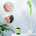 thumbnail image 2 of Douche Extérieure Étanche IPX7 avec Affichage Numérique Douche de Camping pour Camping Randonnée Randonnée Plage Baignade pour Animaux de Compagnie Vert, 2 of 6