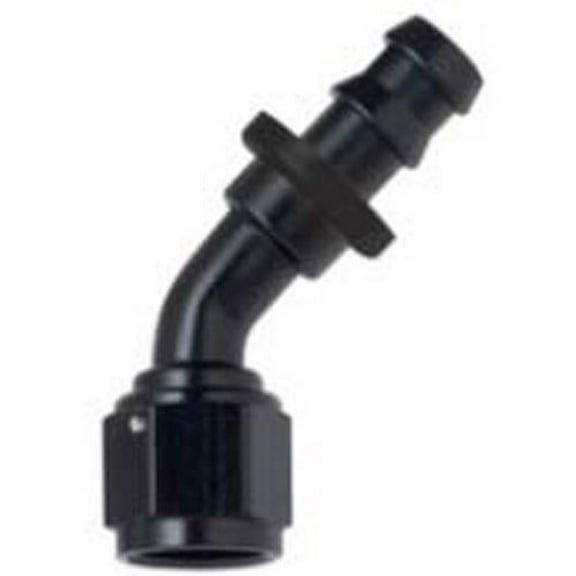 Fragola Performance Systems 204506-BL Series 8000 Push-Lite Race Hose End 45-Deg