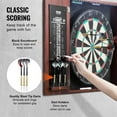 thumbnail image 3 of VEVOR Dartboard and Cabinet Set Official Size Complete Accessory Steel Tip Dart, 3 of 10