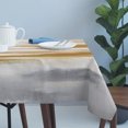 thumbnail image 4 of Brown Grey Ombre Table Cloth Waterproof Tablecloths, Abstract Art Oil Painting Modern Tablecloth Dining Table Cover for Kitchen Party Tabletop Outdoor, Rectangle Tablecloth 60x120 Inch, 4 of 9