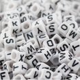 thumbnail image 2 of 100x Spacer Acrylic Beads DIY Cube Making Loose Mixed Alphabet Jewelry F0C7, 2 of 6