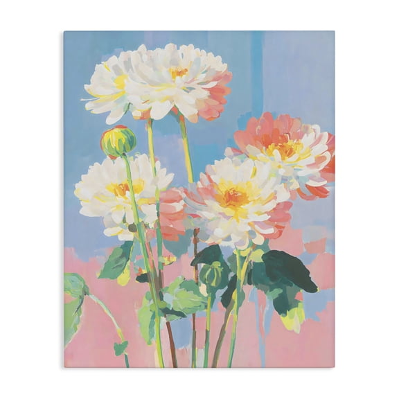 Stupell Industries Colorful Chrysanthemum Impressions Canvas Wall Art, design by Sisi and Seb