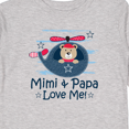 thumbnail image 4 of Inktastic Mimi and Papa Love Me Boys Boys Long Sleeve Toddler T-Shirt, 4 of 5