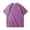 Purple, variant on MEICHEN Cotton T Shirts Oversized Unisex Short Sleeves Casual Loose Blouses Solid Basic Tee Tops for Women