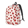 thumbnail image 1 of Balery Abstract Red Polka Dot Mochila Clásica Impresa Básica para Viaje, Mochila Escolar Resistente al Agua, Mochila de Lona con Correas Ajustables-Medium, 1 of 5