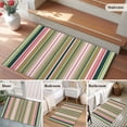 thumbnail image 5 of Rectangle Rug 2x3ft Area Rug,Abstract Colorful Stripe Line Art Area Rugs for Living Room Bedroom,Modern Geometric Minimalist Floor Mat Non-Slip Non-Shedding Carpet Indoor Accent Rugs, 5 of 9