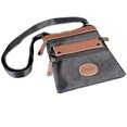 thumbnail image 1 of 00961 - CANADA SOUVENIR FLAP BAG 8X9IN BLACK/BROWN, 1 of 1