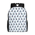 thumbnail image 1 of Disketp Skiing Penguin Funny Mochila Unisex de Apertura Lateral Completa, Mochila para Laptop para Escuela, Trabajo y Viajes, 1 of 8