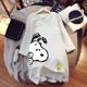 thumbnail image 1 of 2022 new Snoopy short-sleeved t-shirt women's cotton mid-length women's loose large version top summer cartoon t-shirt women, 1 of 5