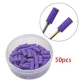 thumbnail image 6 of 50Pcs Art Sanding Bands Nail Art Tool for 3.1mm File Machine Women Violet 240, 6 of 10