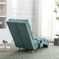 thumbnail image 5 of Newboti Linen Massage Chaise Lounge Indoor with Remote Control,Ergonomic Electric Massage Long Lounger with 5 Modes for Office, Living Room,Bedroom (Teal) 99537600405215, 5 of 16