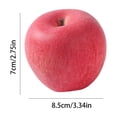 thumbnail image 3 of shyuyusa Artificial Apple Fruit Model Faux Food Prop Decorative Ornament For Home Kitchen Table Display, 3 of 6