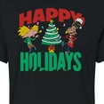 thumbnail image 3 of Hey Arnold! - Holiday Homies - Juniors Cropped Cotton Blend T-Shirt, 3 of 5