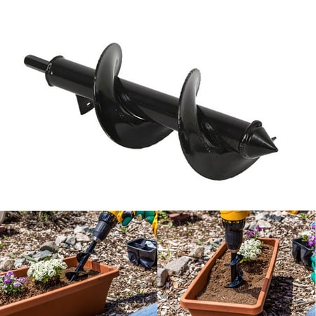 2019 new Planter Garden Auger Spiral Drill Bit Planting Hole Digger Drill