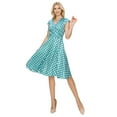 thumbnail image 3 of Haute Edition Women's V-Neck Skater Dress, 3 of 5