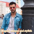 thumbnail image 3 of Wweixi 2pcs/set Trendy Bolo Tie Wide Applications Fashionable And Retro Retro Shirt Chain Bolo Collar, 3 of 6