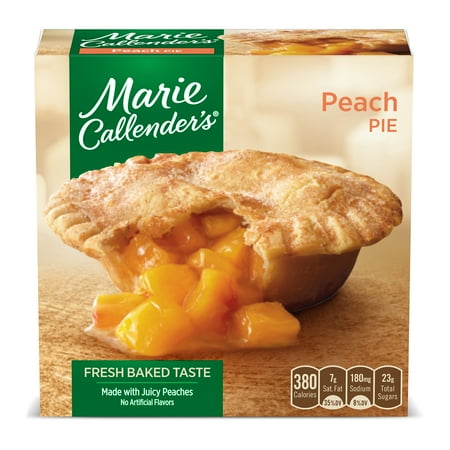 Marie Callender's Frozen Pie Dessert, Peach, 10 Ounce