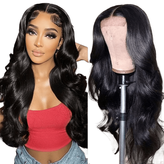 New arrival ladies front lace long curly big wave front lace wig