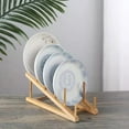 thumbnail image 6 of Kitchen Dish Drain Rack Wooden Book Cups Display Stand Tray Plate Drying Shelf Dishes Plate Drying  Shelf  For Kitchen Holder, 6 of 10