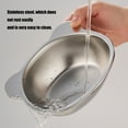 thumbnail image 3 of Sinyiin Double Bowl Elevated Cats Feeders Stainless Steel Bowls Ergonomic Feeders Bowl For Dog Cats Health Eating Watering, 3 of 8