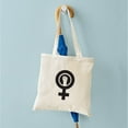 thumbnail image 4 of CafePress - Feminist Power Tote Bag - Unisex Canvas Tote Bag, Beige, 1-Piece, 4 of 6