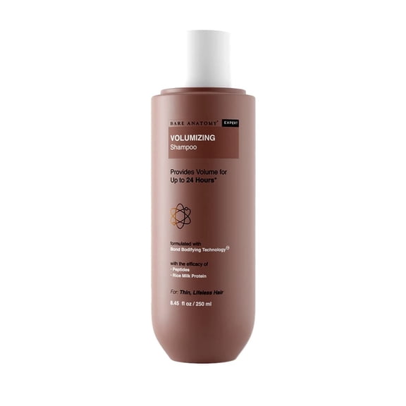 Bare Anatomy Volumizing Shampoo 8.45 fl oz Provides Volume for Upto 24 Hrs Paraben Free Vegan