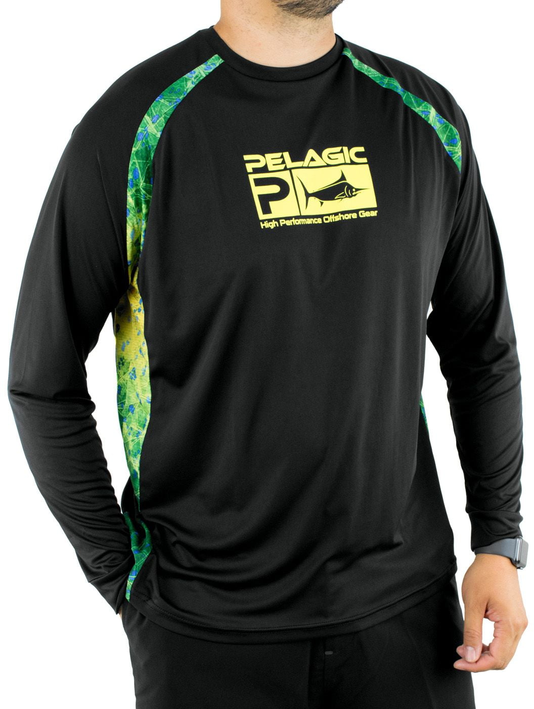 Pelagic Pelagic Men's VaporTek Sideline Performance Dorado Hex