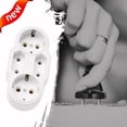 thumbnail image 2 of WWW 50 % de Réduction Outils Électriques Prise de Courant Portable 1 à 4 Ports, Conversion Type EU, Adaptateur de Courant Extérieur, 2 of 5