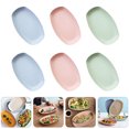 thumbnail image 2 of MasteelfCA 6 Pcs Plateaux de Rangement Ovales Assiettes à Dessert Vaisselle (Couleur Assortie), 2 of 8