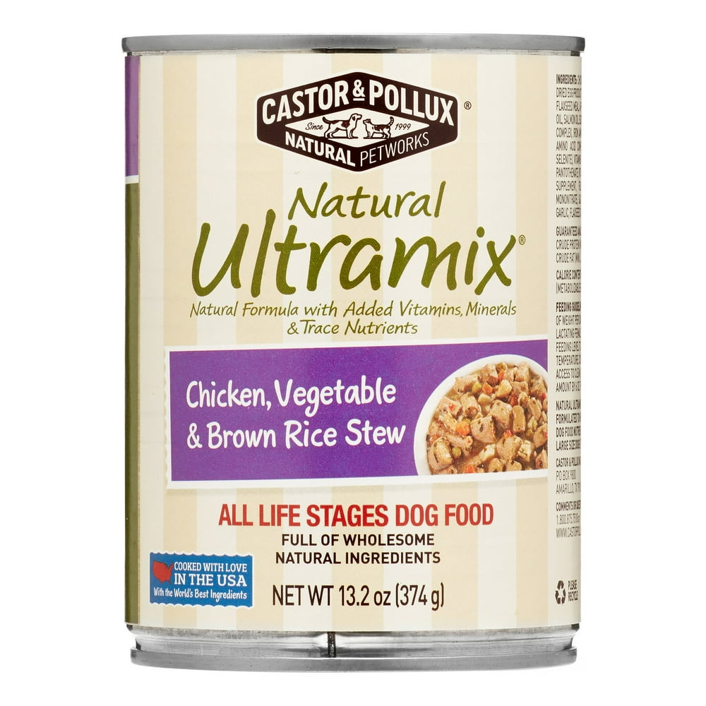 Castor & Pollux Natural Ultramix Chicken, Vegetable & Brown Rice Stew