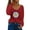 Red, variant on Aayomet Workout Tops Women Casual V-Neck T-Shirts Loose Puff Short-Sleeve Tops Tunic Blouse,Red L