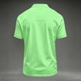 thumbnail image 5 of Trgacdwlo Mens Polo Shirts Collared Button Mens Short Sleeve Shirt Quick Dry Summer Sun Protection Mens Golf Polo Shirt Green S, 5 of 7