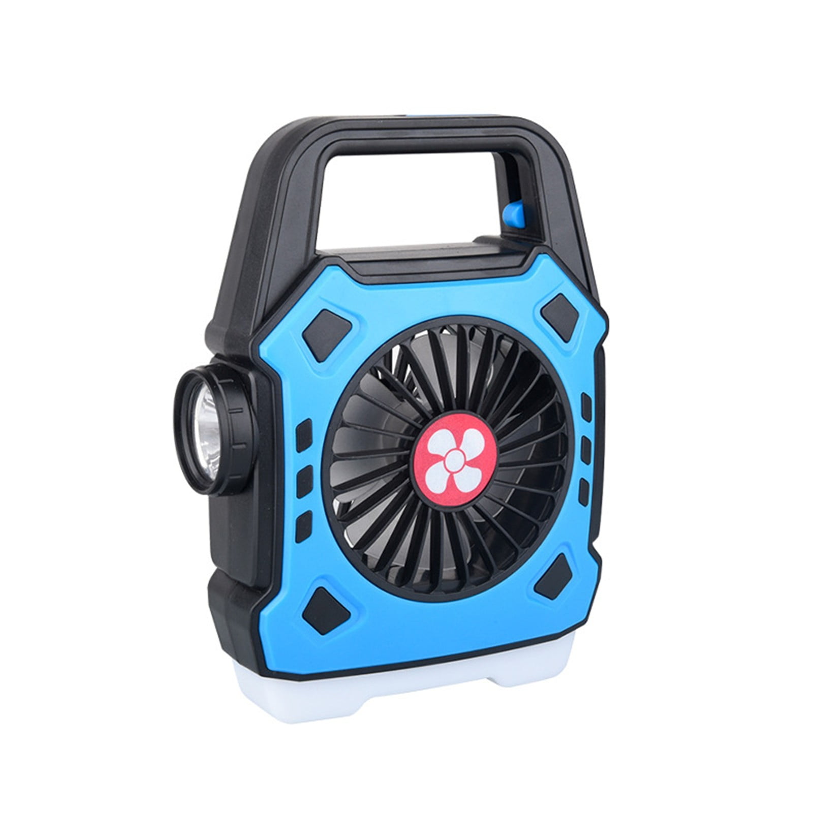 AWULZFENGGG 12 Outdoor Oscillating 12 in Fan Oscillating Multifunctional Camping Fan Outdoor Portable Fan With Light Adjustable Lighting And USB Rechargeable Quiet Motor Strong Wind And