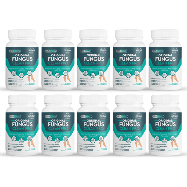 10 Pack Fungus Clean Pro Prevent and Cure Fungus! Probiotic Fungus