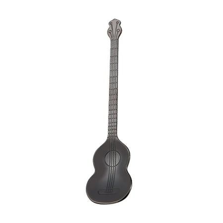 

Stainless Steel Coffee Spoon Musical Instrument Spoon Guitar Spoon Ice Spoon Drink Mixing Spoon Color Spoon Handle Spoon